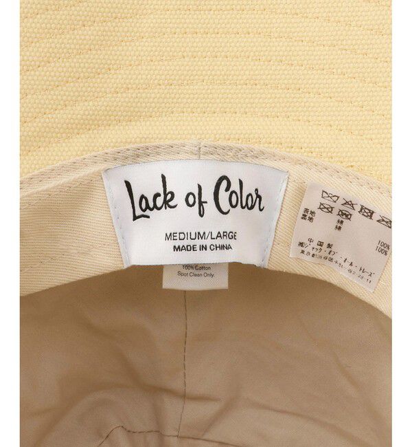 ADAM ET ROPE'「【LACK OF COLOUR(ラックオブカラー)】Holiday Bucket」|ハット|
