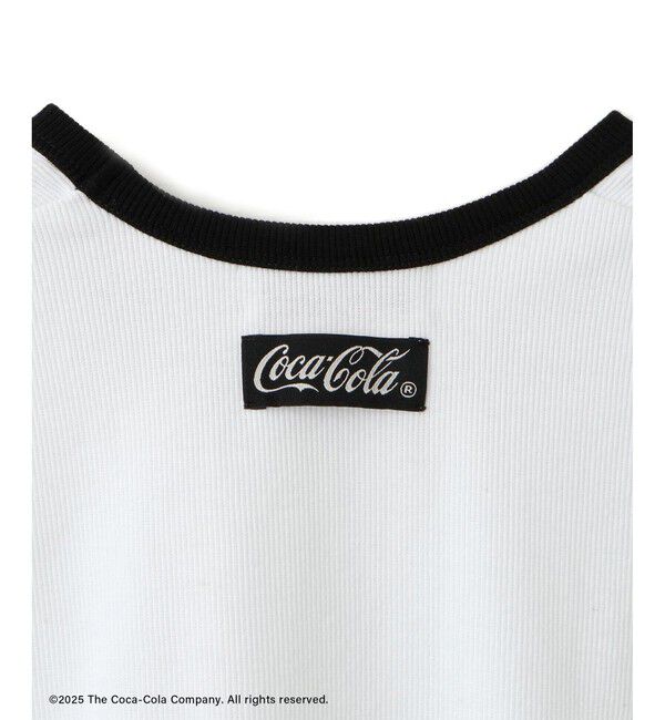 ADAM ET ROPE'「【Coca-Cola】Ringer Tee」|Tシャツ・カットソー|