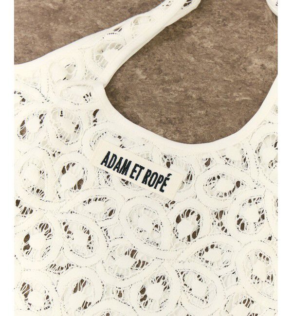 ADAM ET ROPE'「vintage stock lace tote bag」|トートバッグ|