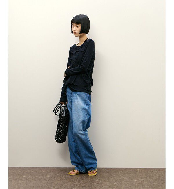 ADAM ET ROPE'「ウッドビーズバッグ」|トートバッグ|