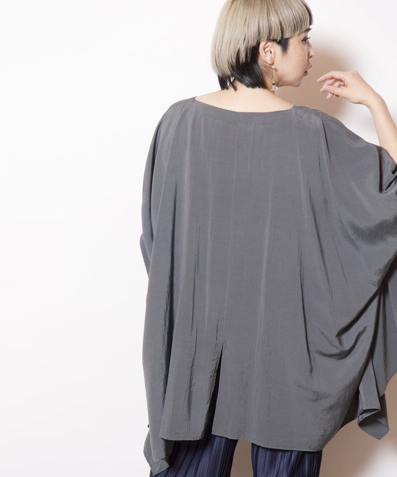  「ギャザーワイドブラウス」|シャツ・ブラウス|