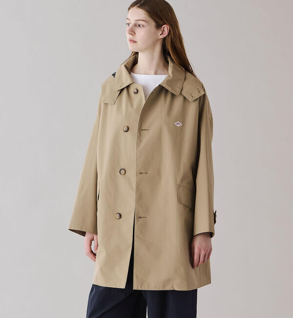 DANTON「DANTON | 3レイヤークロス ショートバルマカーンコート WOMEN」|ダッフルコート|
