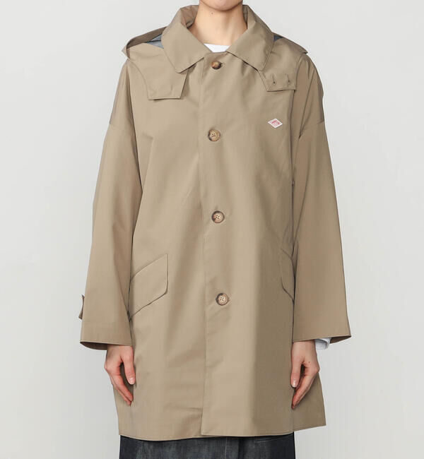 DANTON「DANTON | 3レイヤークロス ショートバルマカーンコート WOMEN」|ダッフルコート|