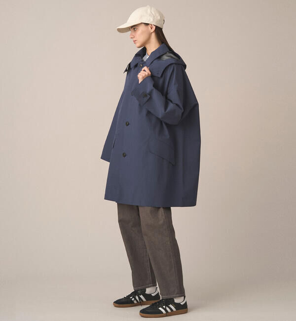 DANTON「DANTON | 3レイヤークロス ショートバルマカーンコート WOMEN」|ダッフルコート|