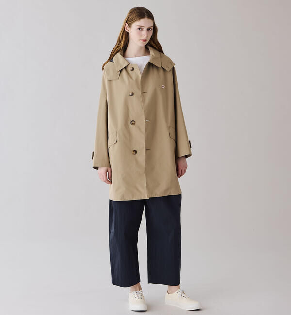 DANTON「DANTON | 3レイヤークロス ショートバルマカーンコート WOMEN」|ダッフルコート|