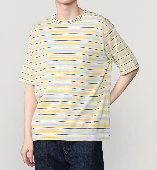  「RYE TENDER | 〈別注〉半袖 クルーネックニット MEN」|ニット・セーター|