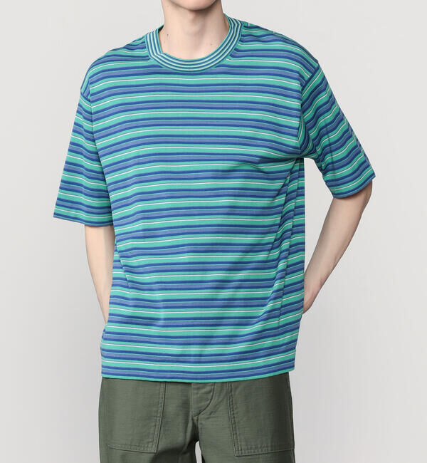  「RYE TENDER | 〈別注〉半袖 クルーネックニット MEN」|ニット・セーター|