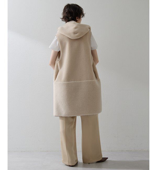 THE PAUSE「【THE PAUSE】サテンピンタックパンツ」|チノ|