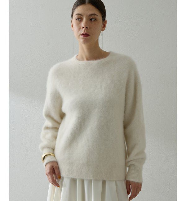  「ファークルーネックプルオーバー」|ニット・セーター|