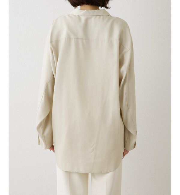 THE PAUSE「【THE PAUSE】フィブリルリラックスシャツ」|シャツ・ブラウス|