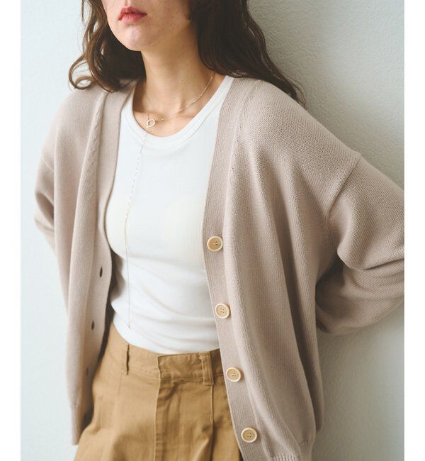  「ボタンカーディガン」|ニット・セーター|