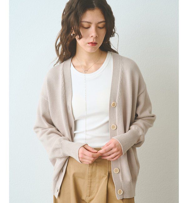  「ボタンカーディガン」|ニット・セーター|