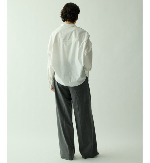 Drawing Numbers「【Drawing Numbers】スキッパーロングスリーブシャツ」|シャツ・ブラウス|