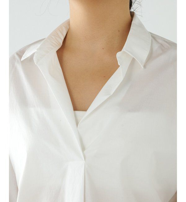 Drawing Numbers「【Drawing Numbers】スキッパーロングスリーブシャツ」|シャツ・ブラウス|