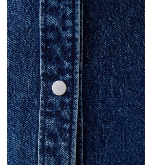  「デニムボウノースリーブシャツ」|シャツ・ブラウス|