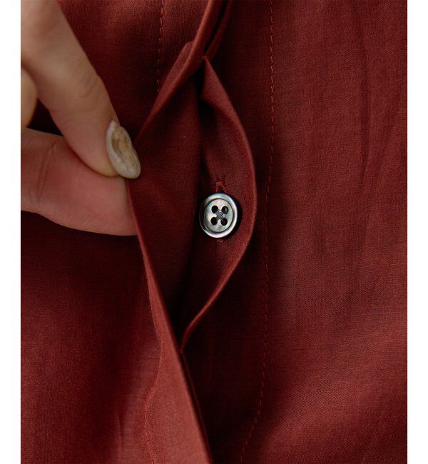  「シルクコットンギャザーワンピース」|ワンピース|