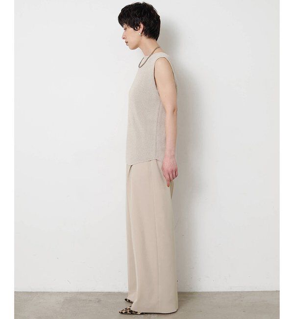  「ペーパーノースリーブニット」|ニット・セーター|