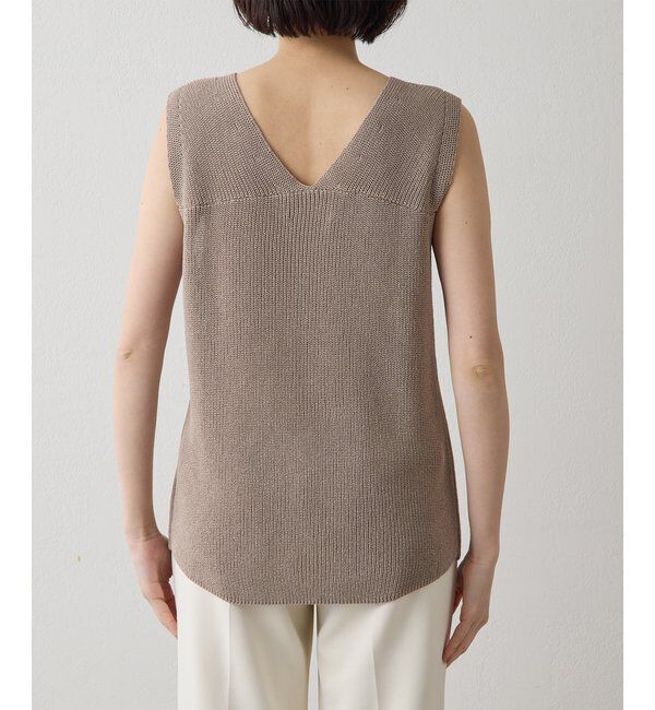  「ペーパーノースリーブニット」|ニット・セーター|