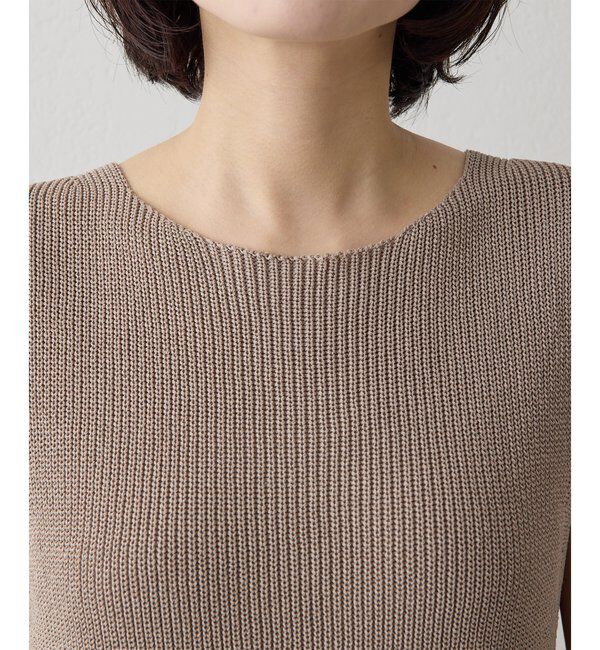  「ペーパーノースリーブニット」|ニット・セーター|