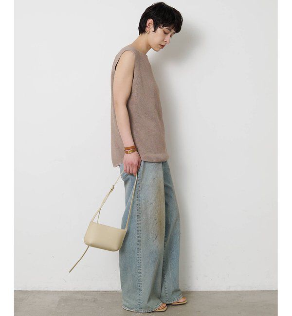  「ペーパーノースリーブニット」|ニット・セーター|