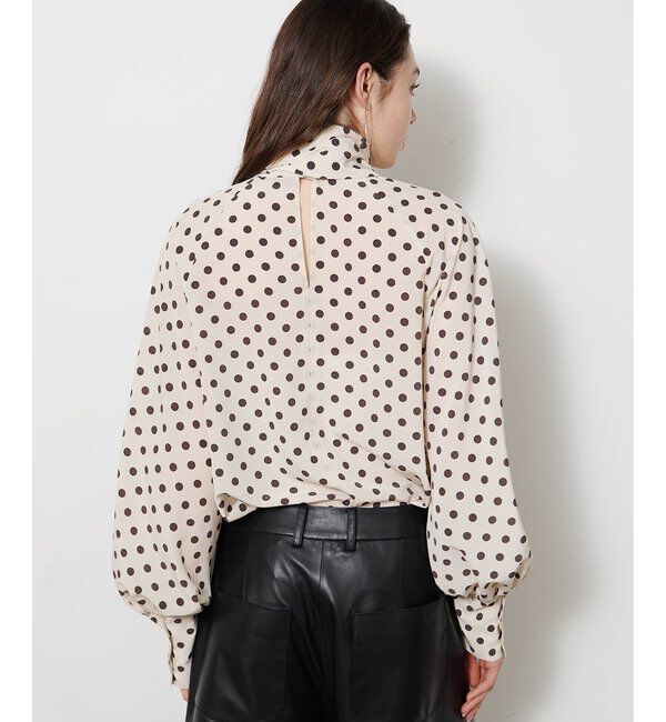  「ドットボウタイブラウス」|シャツ・ブラウス|