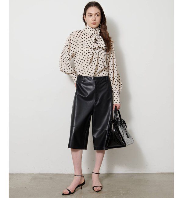  「ドットボウタイブラウス」|シャツ・ブラウス|