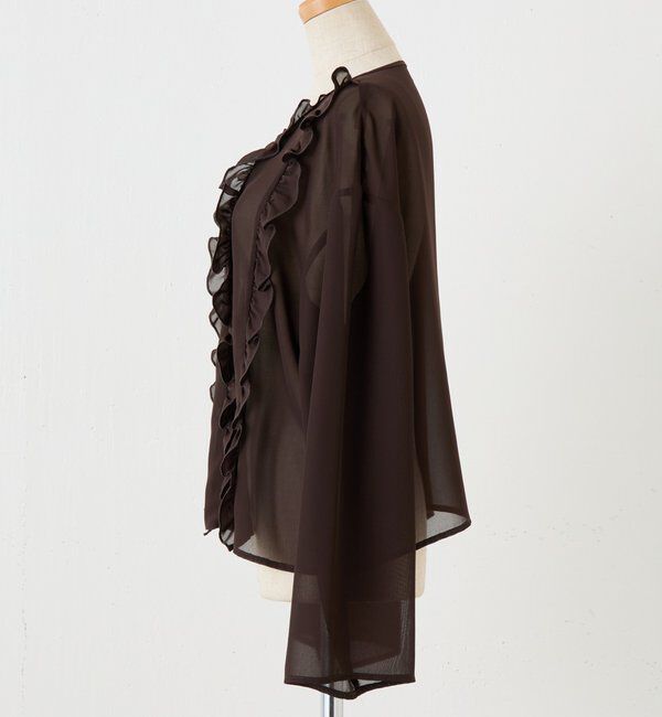  「ラッフルシアーブラウス」|シャツ・ブラウス|