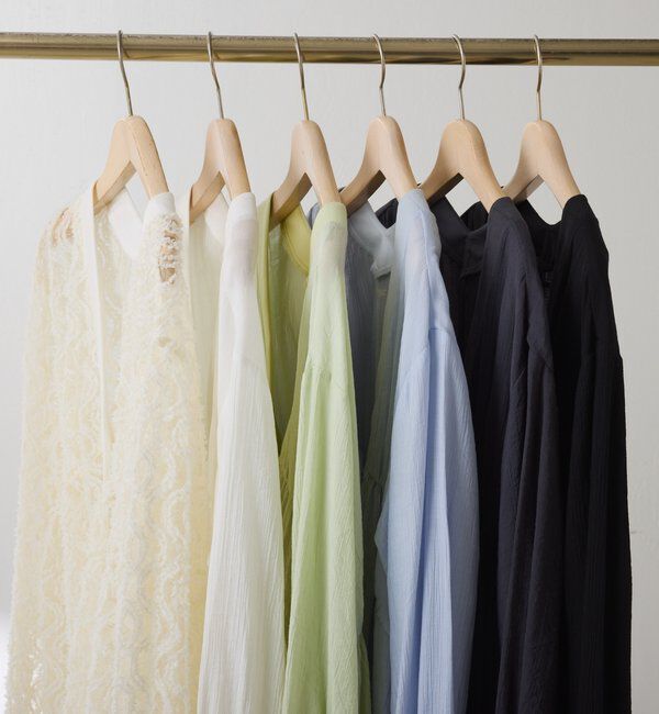  「《1枚で着映える》ギャザー切替シャツカーディガン」|シャツ・ブラウス|