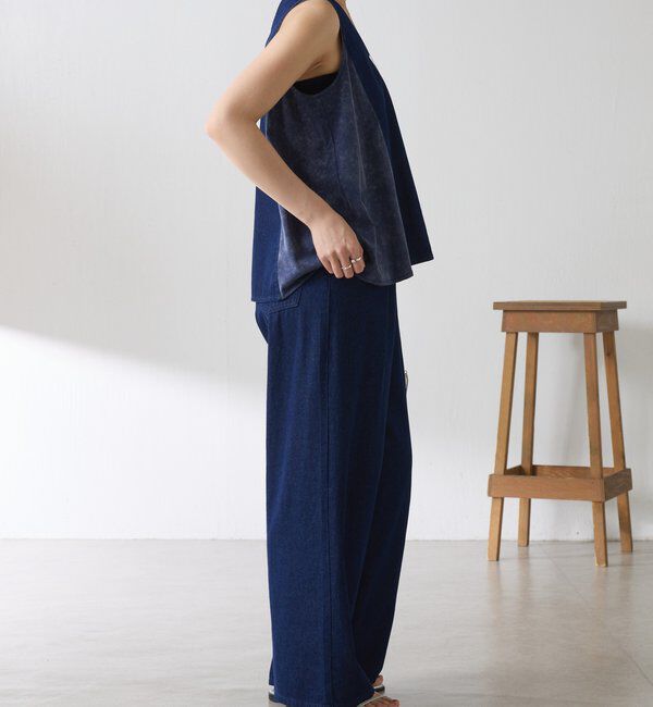  「【夏でも涼しいデニム】Q.anosライトオンスタックデニム」|デニム|