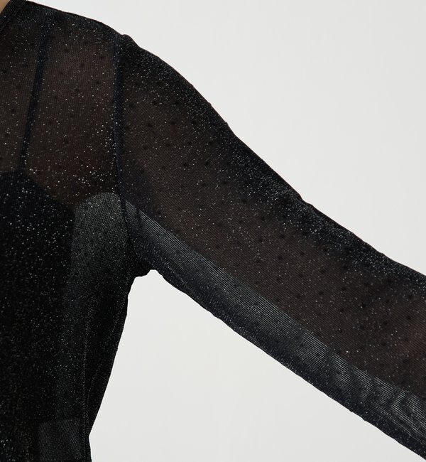  「【トレンドアイテム】シアードットカーディガン」|カーディガン|