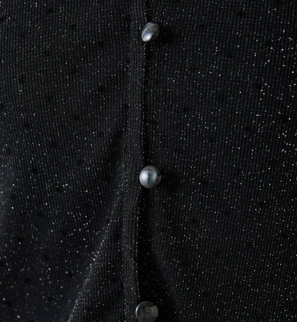  「【トレンドアイテム】シアードットカーディガン」|カーディガン|