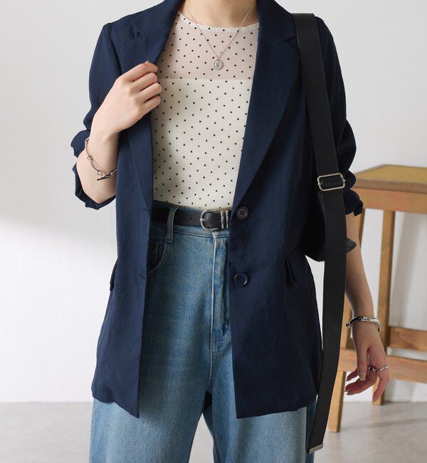  「【トレンドアイテム】シアードットチュールカットソー/アンサンブル」|Tシャツ・カットソー|