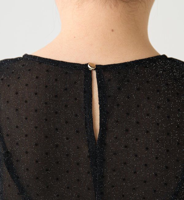  「【トレンドアイテム】シアードットチュールカットソー/アンサンブル」|Tシャツ・カットソー|