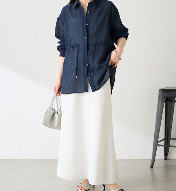  「ニットロングスカート」|スカート|