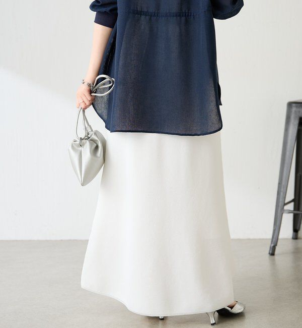  「ニットロングスカート」|スカート|