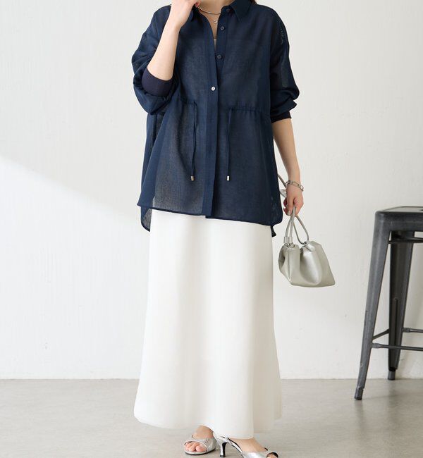  「ニットロングスカート」|スカート|