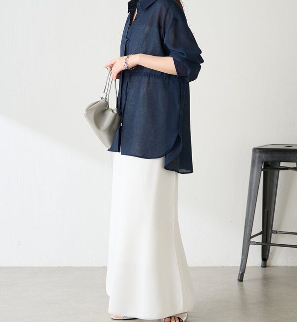  「ニットロングスカート」|スカート|