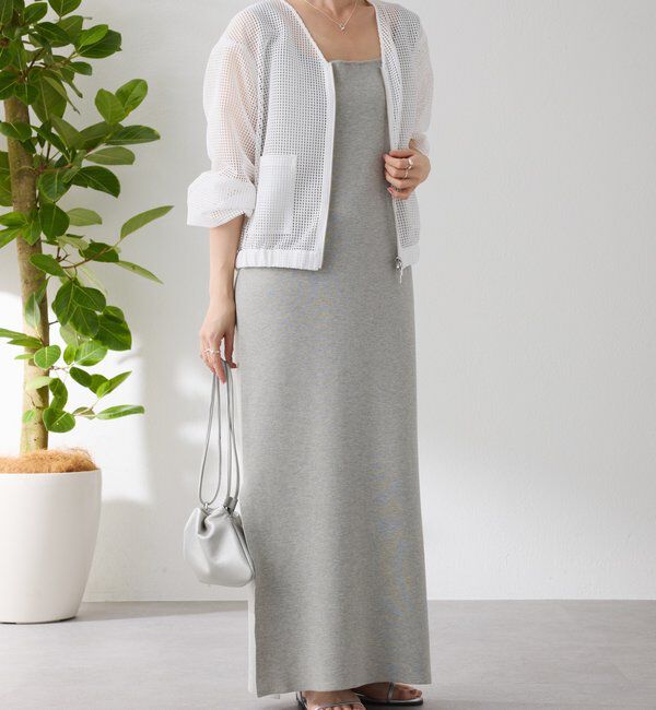  「【夏にも着れる長袖】Vネックシアーブルゾン」|その他|