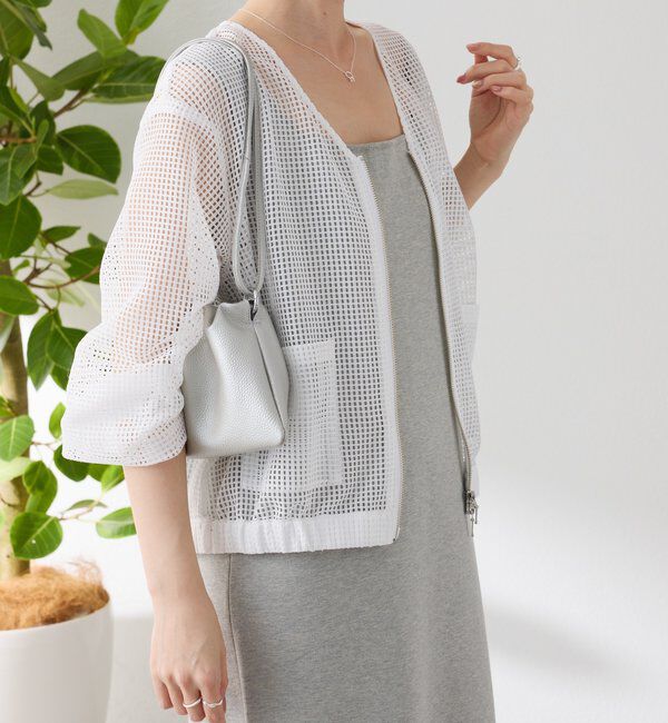  「【夏にも着れる長袖】Vネックシアーブルゾン」|その他|