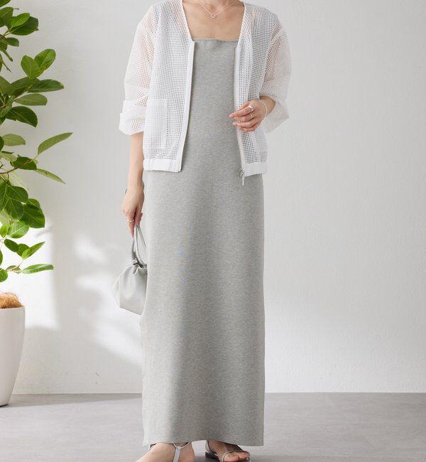  「【夏にも着れる長袖】Vネックシアーブルゾン」|その他|