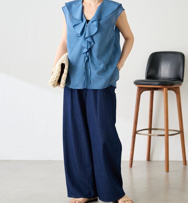  「ラッフルフレンチブラウス」|シャツ・ブラウス|