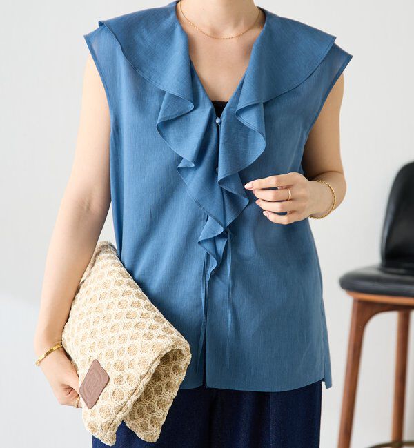  「ラッフルフレンチブラウス」|シャツ・ブラウス|