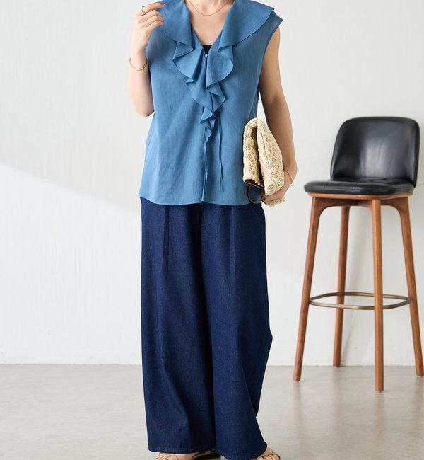  「ラッフルフレンチブラウス」|シャツ・ブラウス|