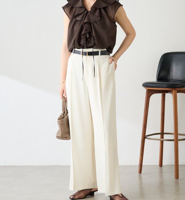  「ラッフルフレンチブラウス」|シャツ・ブラウス|