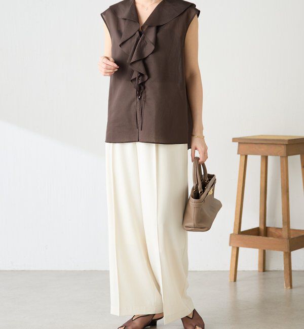  「ラッフルフレンチブラウス」|シャツ・ブラウス|