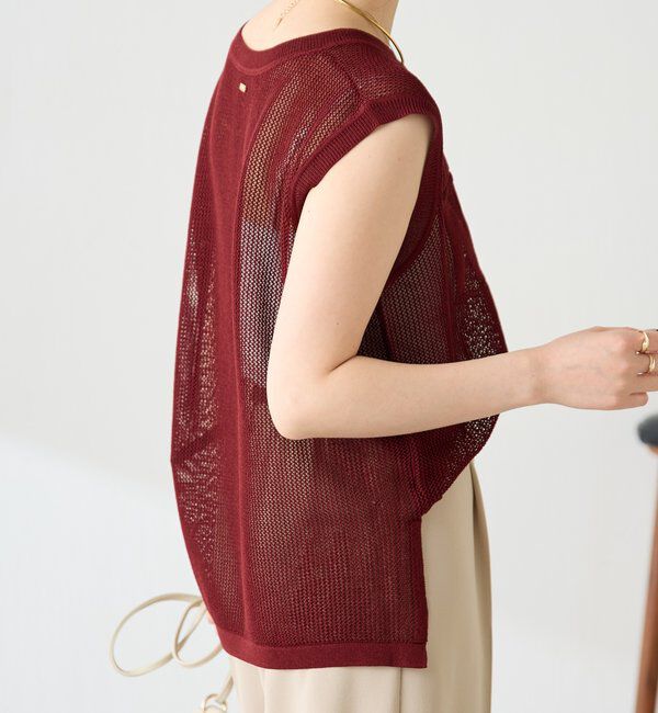  「メッシュロゴフレンチニット」|ニット・セーター|