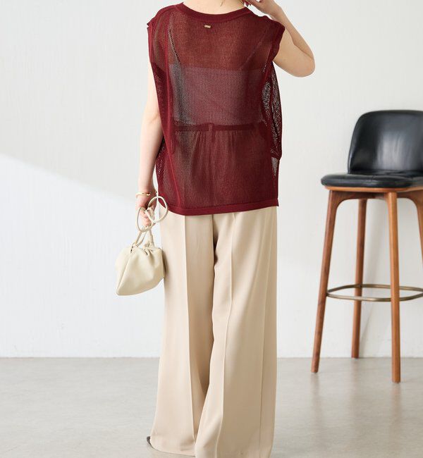  「メッシュロゴフレンチニット」|ニット・セーター|