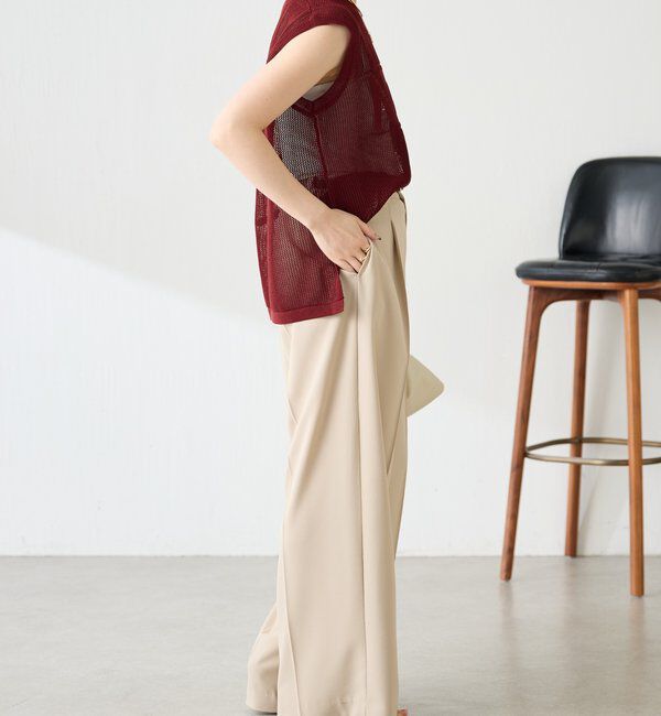  「メッシュロゴフレンチニット」|ニット・セーター|