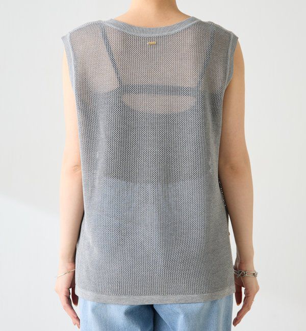  「メッシュロゴフレンチニット」|ニット・セーター|