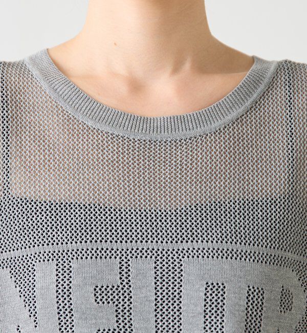  「メッシュロゴフレンチニット」|ニット・セーター|